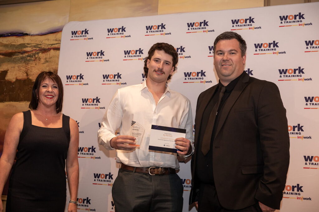 Ky at the Work & Training awards evening